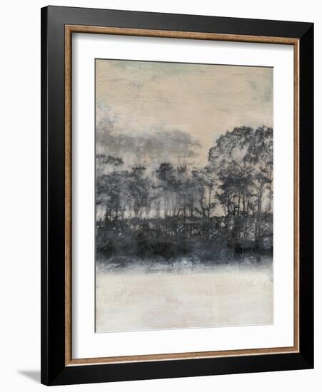 Blush Treeline I-Jennifer Goldberger-Framed Art Print