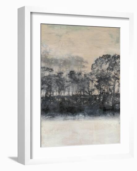 Blush Treeline I-Jennifer Goldberger-Framed Art Print