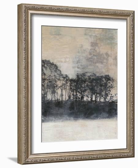 Blush Treeline II-Jennifer Goldberger-Framed Art Print