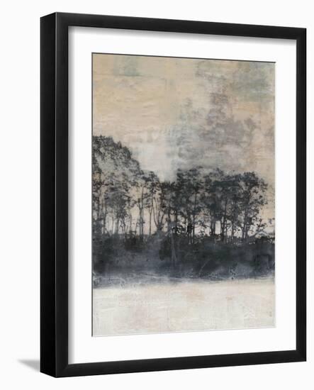 Blush Treeline II-Jennifer Goldberger-Framed Art Print