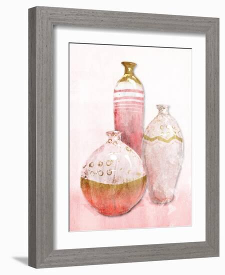 Blush Vessels-OnRei-Framed Art Print