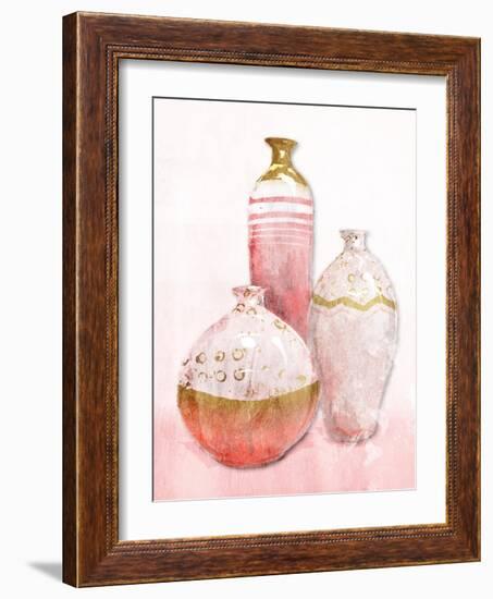 Blush Vessels-OnRei-Framed Art Print