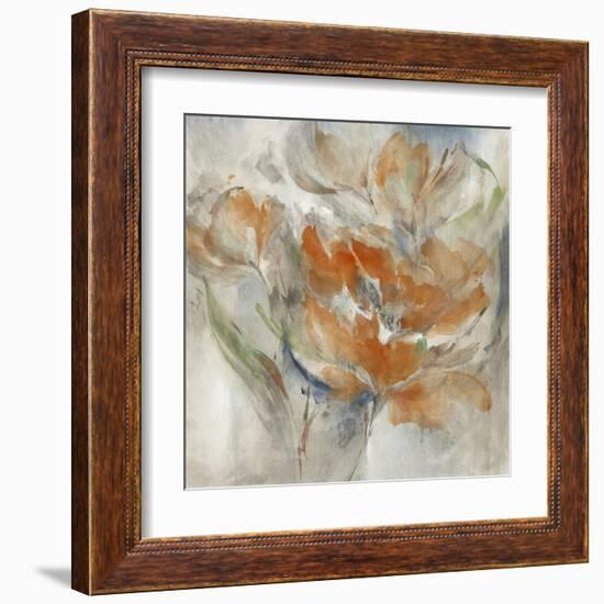 Blushed Bouquet-Leah Rei-Framed Art Print