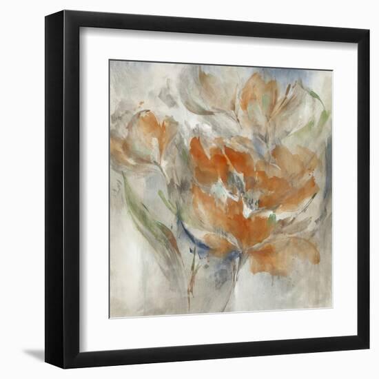 Blushed Bouquet-Leah Rei-Framed Art Print