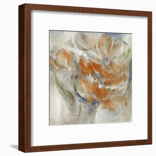 Blushed Bouquet-Leah Rei-Framed Art Print