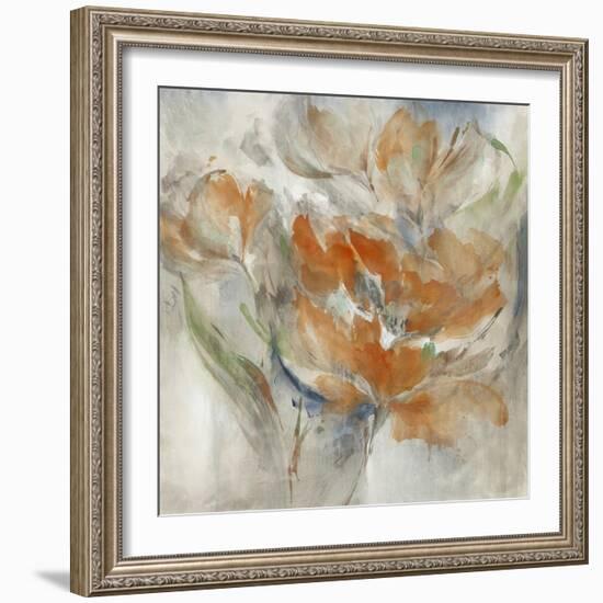 Blushed Bouquet-Leah Rei-Framed Art Print