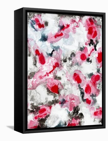 Blushing blooms 1-Li Bo-Framed Premier Image Canvas