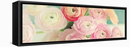 Blushing Blossoms Panel-Sarah Gardner-Framed Stretched Canvas