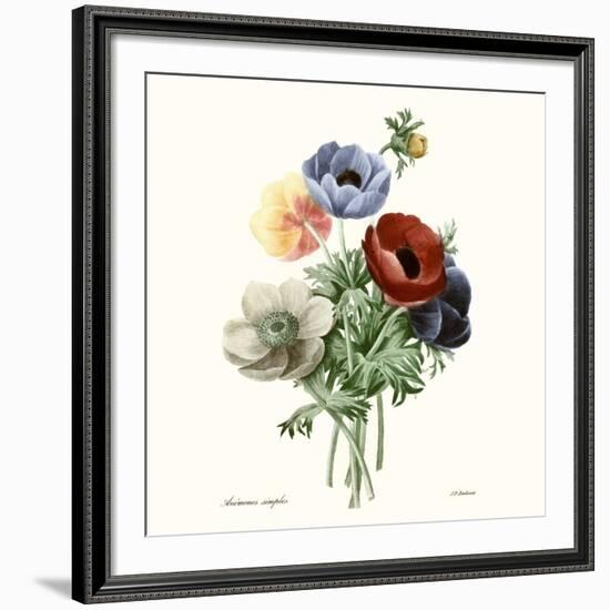 Blushing Bouquet I-Pierre Redoute-Framed Art Print