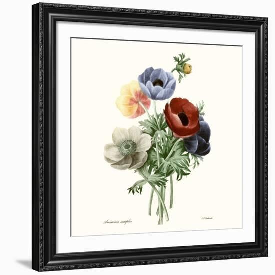 Blushing Bouquet I-Pierre Redoute-Framed Art Print