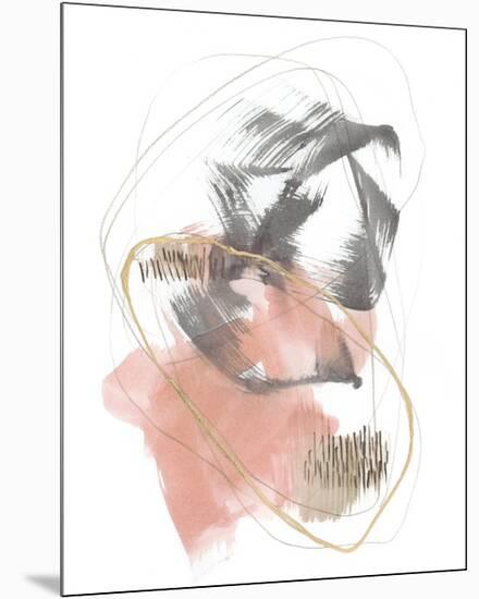 Blushing Circularity II-Jennifer Goldberger-Mounted Art Print