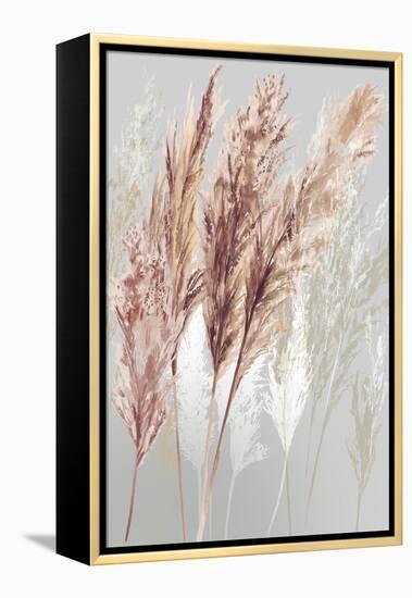 Blushing Pomp Grass I-Asia Jensen-Framed Stretched Canvas