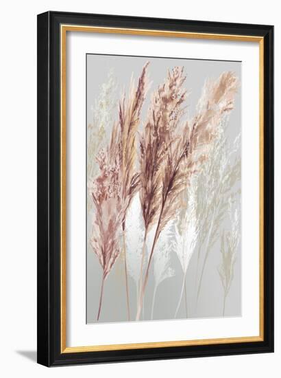 Blushing Pomp Grass I-Asia Jensen-Framed Art Print