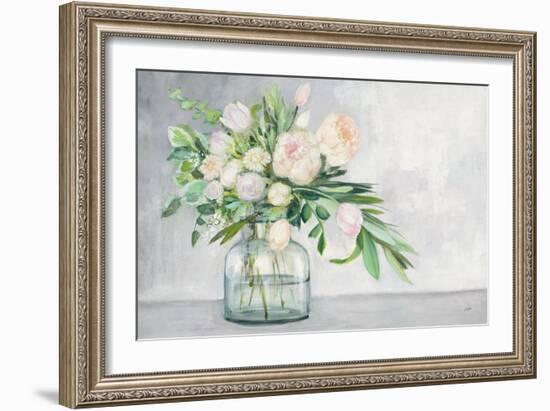 Blushing Spring Bouquet-Julia Purinton-Framed Art Print