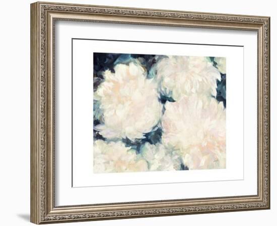 Blushing Summer I Navy-Julia Purinton-Framed Art Print