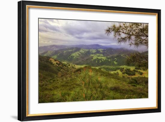 Blustery Afternoon Landscape, Mount Diablo-Vincent James-Framed Photographic Print