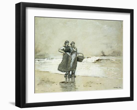 Blyth Sands, 1882-Winslow Homer-Framed Giclee Print