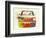 Bmw 2002 Front Watercolor 2-NaxArt-Framed Art Print