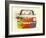 Bmw 2002 Front Watercolor 2-NaxArt-Framed Art Print