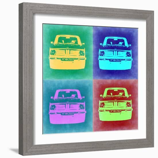 BMW 2002 Pop Art 1-NaxArt-Framed Art Print