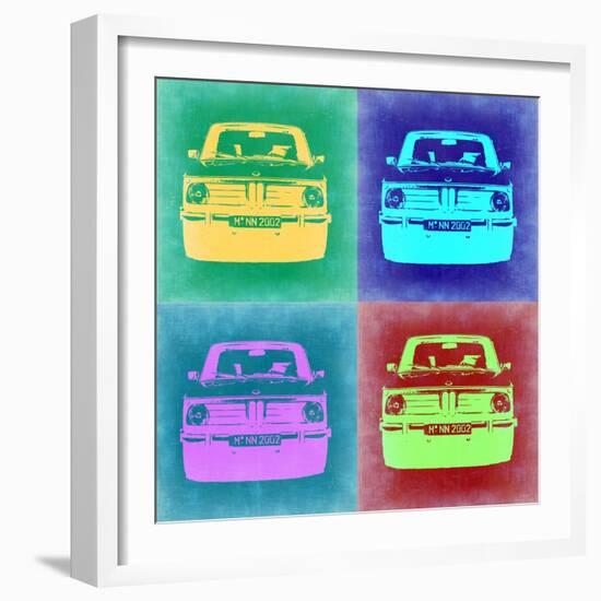 BMW 2002 Pop Art 1-NaxArt-Framed Art Print