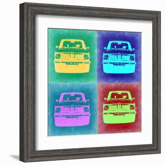 BMW 2002 Pop Art 1-NaxArt-Framed Art Print