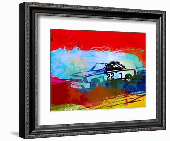 Bmw 3.0 Csl Racing-NaxArt-Framed Art Print