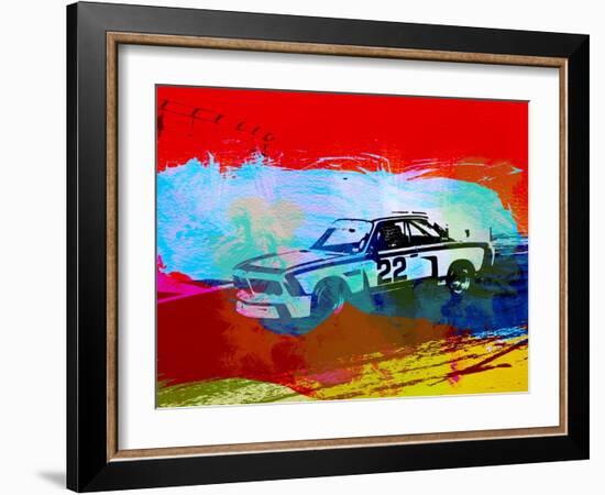 Bmw 3.0 Csl Racing-NaxArt-Framed Art Print