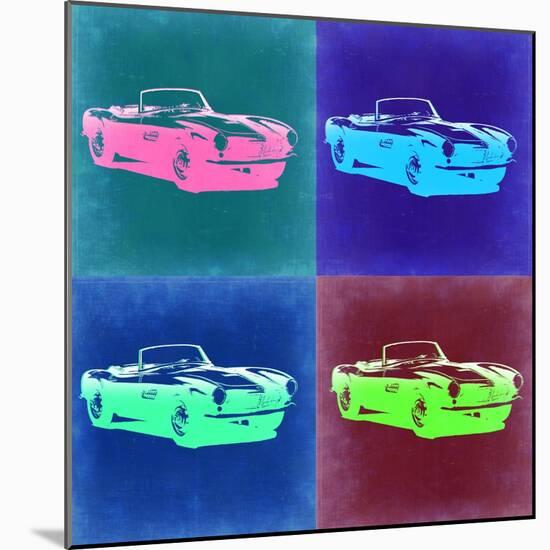 BMW 507 Pop Art 2-NaxArt-Mounted Art Print