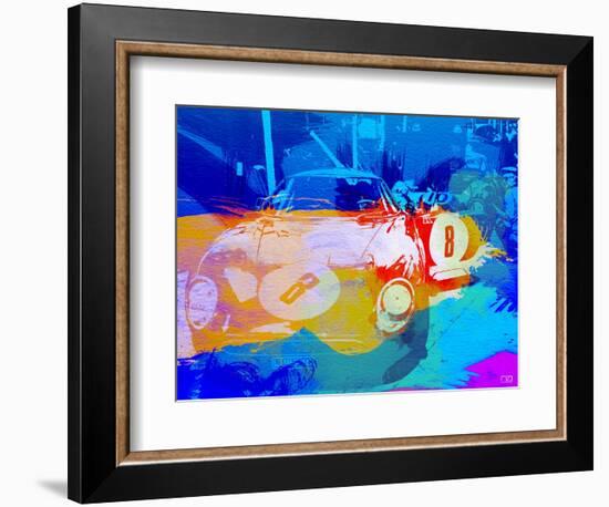 Bmw Before Race Watercolor-NaxArt-Framed Art Print