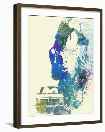 BMW Girl-NaxArt-Framed Art Print