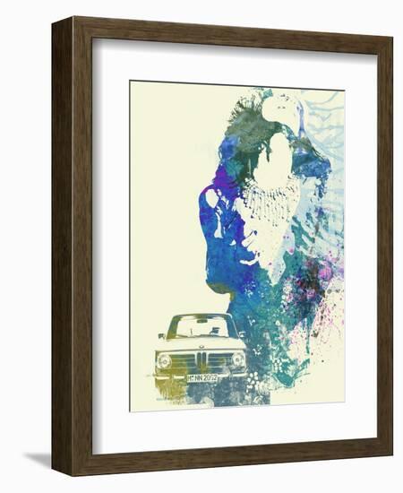 BMW Girl-NaxArt-Framed Art Print