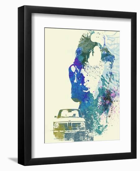 BMW Girl-NaxArt-Framed Art Print