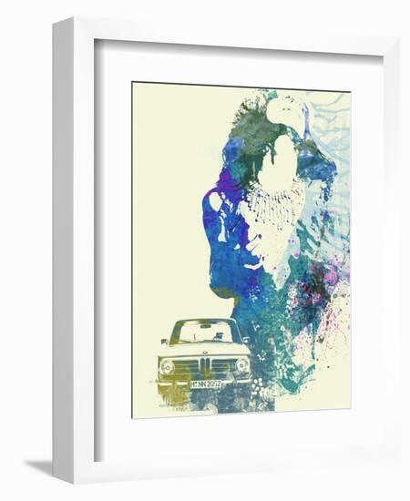 BMW Girl-NaxArt-Framed Art Print