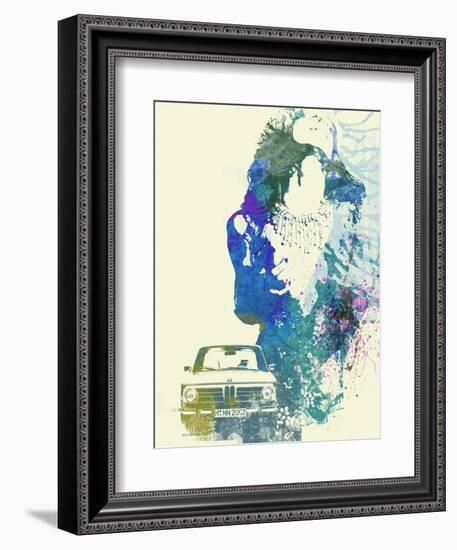 BMW Girl-NaxArt-Framed Art Print