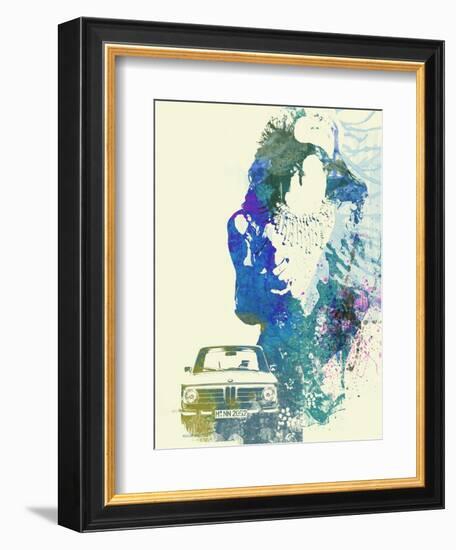 BMW Girl-NaxArt-Framed Art Print