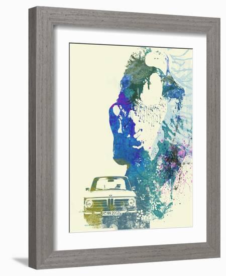 BMW Girl-NaxArt-Framed Art Print