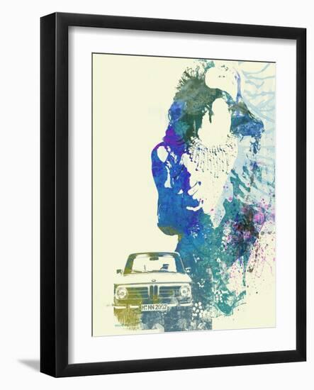 BMW Girl-NaxArt-Framed Art Print