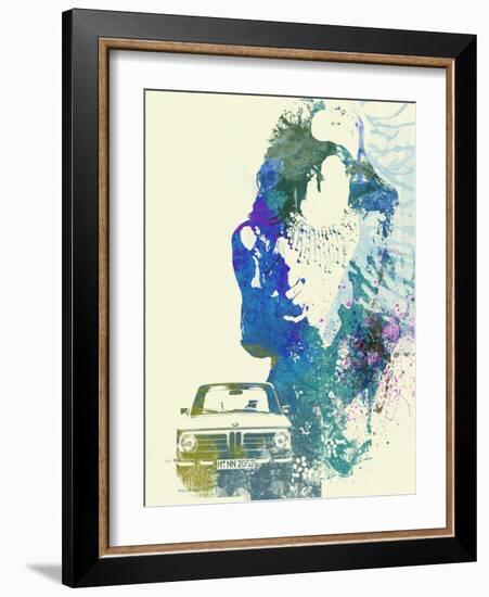 BMW Girl-NaxArt-Framed Art Print