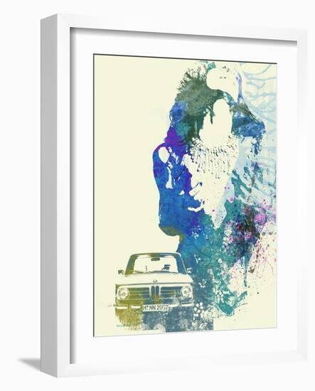 BMW Girl-NaxArt-Framed Art Print