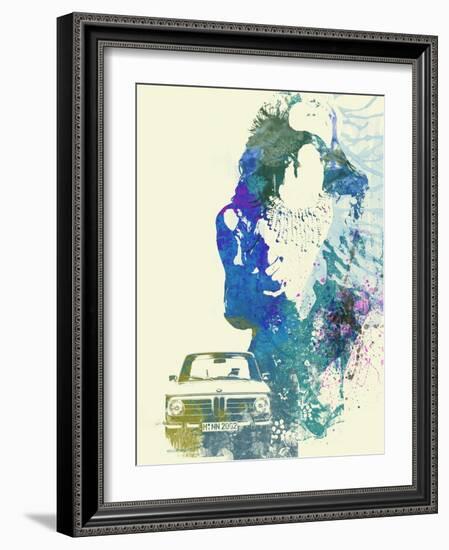 BMW Girl-NaxArt-Framed Art Print