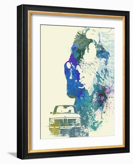 BMW Girl-NaxArt-Framed Art Print