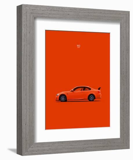 BMW M3 GTS Orange-Mark Rogan-Framed Art Print