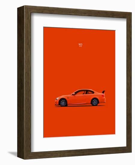 BMW M3 GTS Orange-Mark Rogan-Framed Art Print