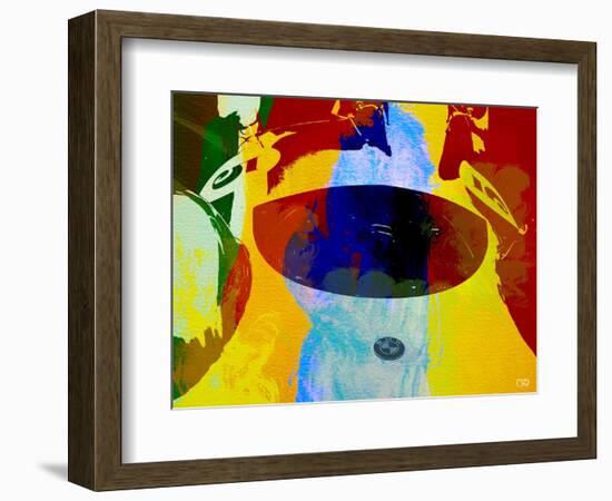 Bmw Open Cockpit Watercolor-NaxArt-Framed Art Print