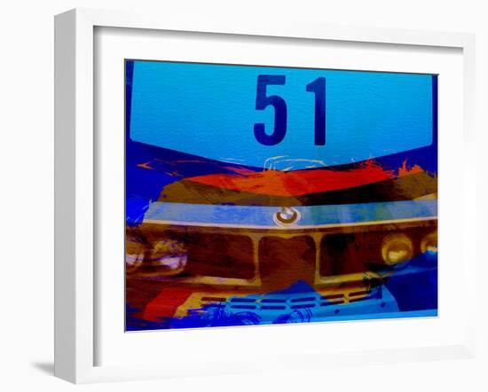 Bmw Racing Colors-NaxArt-Framed Premium Giclee Print
