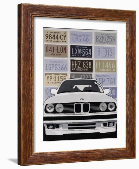 BMW-Clayton Rabo-Framed Giclee Print