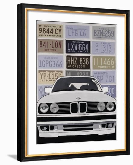 BMW-Clayton Rabo-Framed Giclee Print