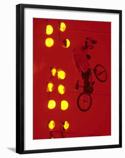 Bmx Cyclist-Paul Sutton-Framed Photographic Print