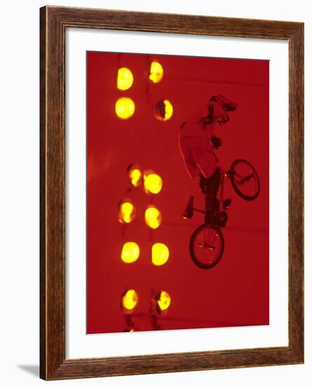 Bmx Cyclist-Paul Sutton-Framed Photographic Print